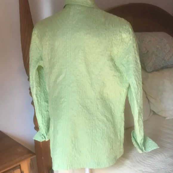 Coldwater Creek Silk Quilted Jacket Size PL Large Petite - Picture 7 of 17
